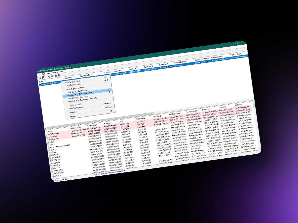 BluescreenView