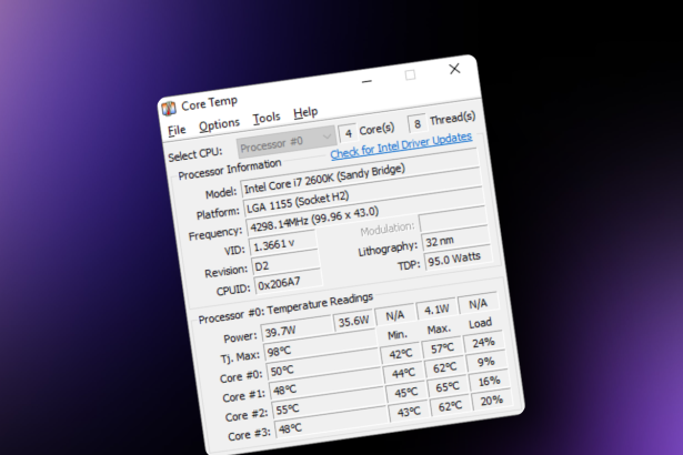 Temperatura CPU
