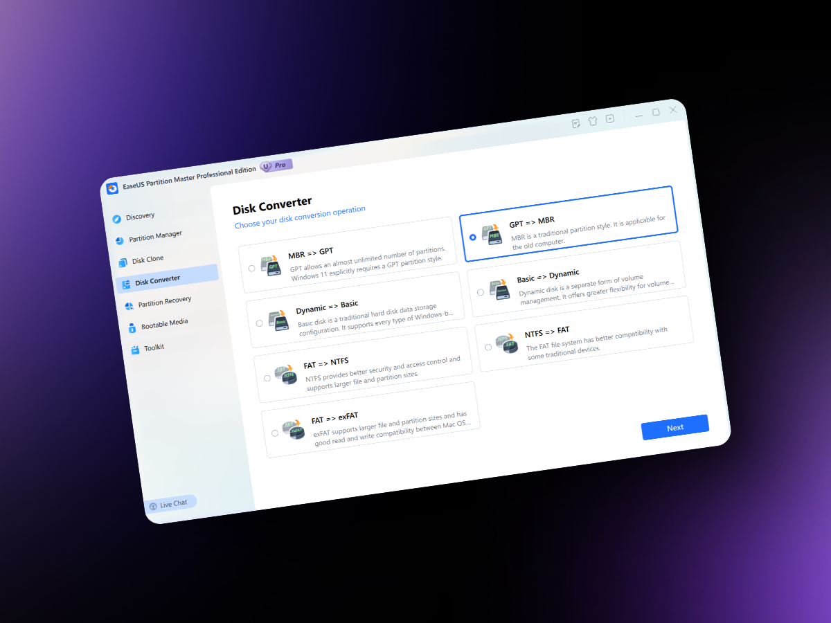 EaseUS Partition Master