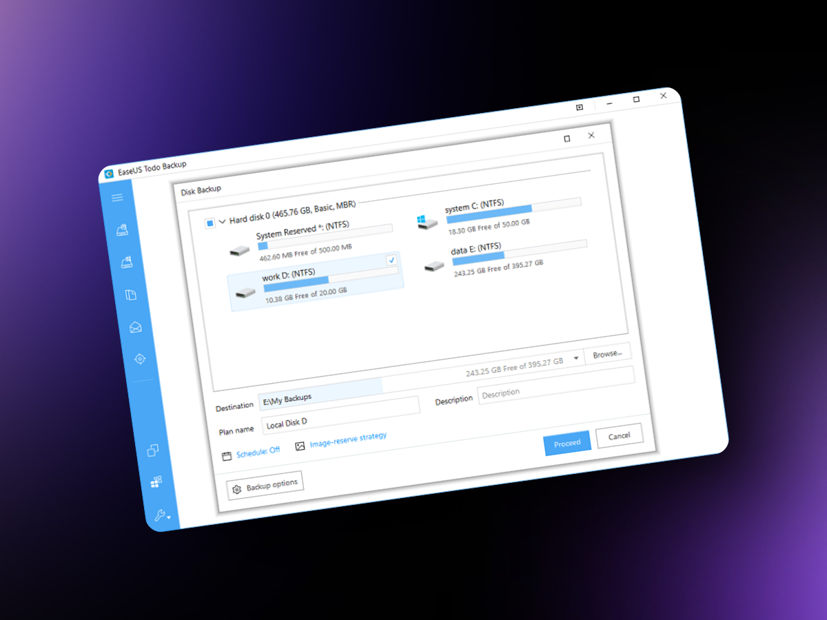 EaseUS Todo Backup Free