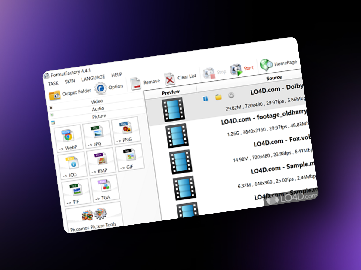 FormatFactory