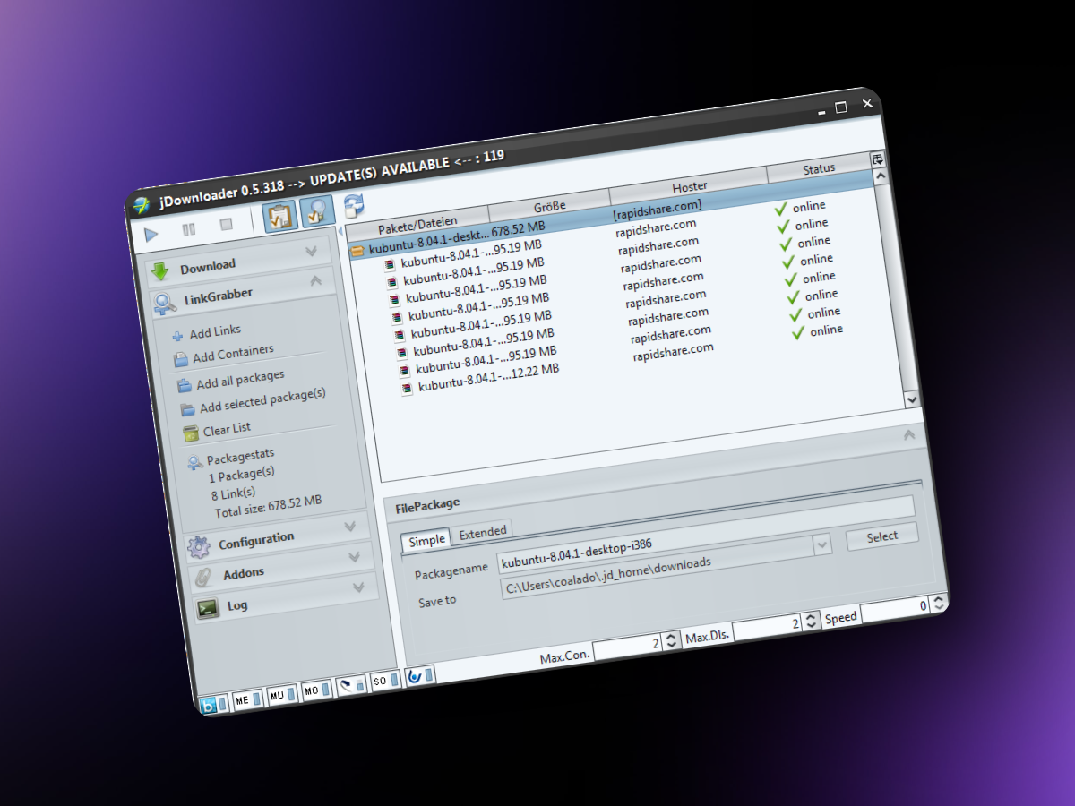 JDownloader