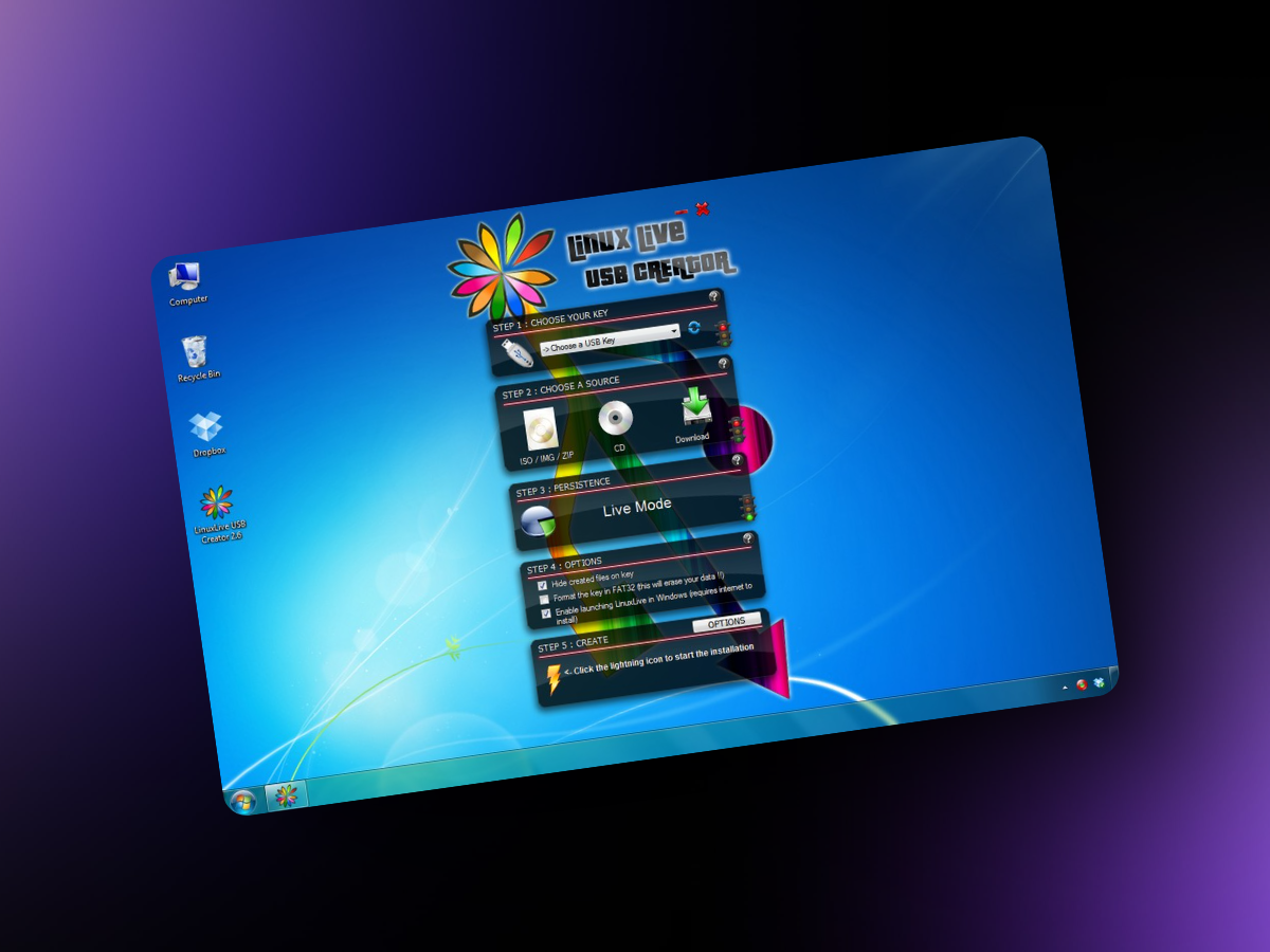 LinuxLive USB Creator (LiLi)