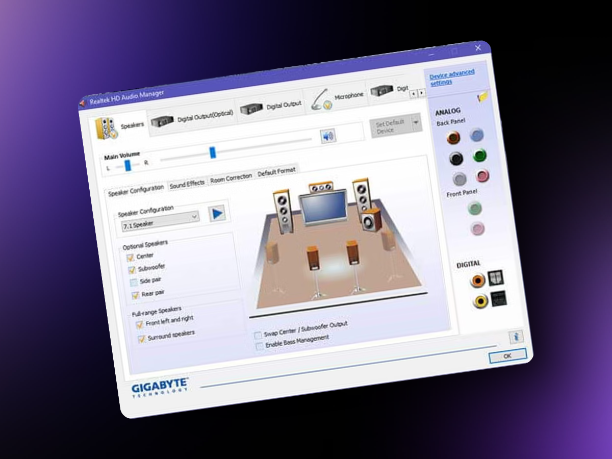 Realtek High Definition Audio Codecs