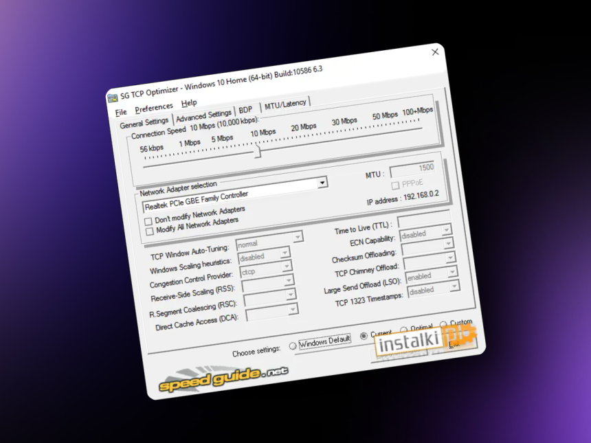 Tcp Optimizer